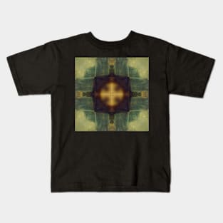 Mandalisa Kaleidoscope [textures] Pattern (Seamless) 10 Kids T-Shirt